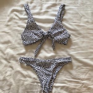 shein polka dot bikini